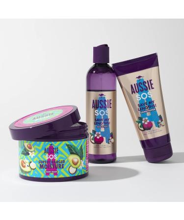 SOS Hair Mask with Australian Jojoba Seed Oil & Superfoods 450ml - Vegan, Supercharged Moisture for Hair Rescue - Buy Online on SooperMarket.com