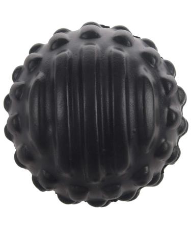Dellx Pu foam shock fascia ball muscle relaxation fitness massage ball waterproof and easy to clean healthcare ball black