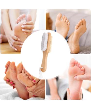 Teksome Pumice Stone for Feet | Soft Foot Pumice Scrubber Shower Foot Scrubber - Foot Brush for Shower Foot Pumice Stone for Feet Dry Skin Removal Cracked Heels - Buy Online on SooperMarket.com
