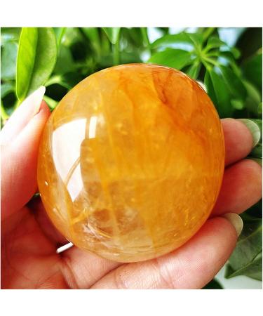 Natural Crystal Rough High Puality Natural Stone Yellow Hematoid Quartz Crystal Palm Home Decoration Meditate and Crystals (Color : 80-90g Size : 1pc) 1pc 80-90g - Buy Online on SooperMarket.com