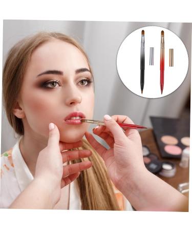 NOLITOY 2pcs Lipstick Wand & Eyelash Tool - Travel Makeup Brush & Multi-Function Eyebrow Applicator for Flawless Eye Shadow - Buy Online on SooperMarket.com