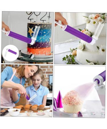 Cabilock 4 Pcs Cake Sprayer Manual Pump Airbrush Baking Cake Airbrush Pump Cake Paint Sprayer Plastic Purple - Buy Online on SooperMarket.com