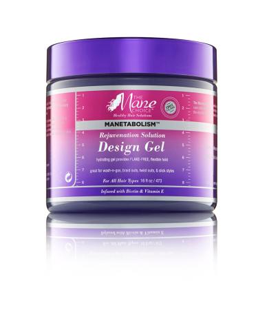 The Mane Choice Manetabolism Rejuvenation Solution Design Hair Gel Twist & Braid Gel with Lasting Flexible Hold for Hair Shine & Strength Helps Reduce Frizz & Breakage Flake-Free 16 Oz