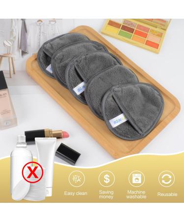 Buy SINLAND Reusable Makeup Remover Pads - Gentle Microfiber Cleansing Cloths for All Skin Types | Pack of 12 with Laundry Bag - Eco-Friendly & Perfect for Face Eyes Lips - Buy Online on SooperMarket.com