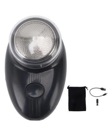 Mumusuki Portable Electric Beard Trimmer Rechargeable Lightweight Barber Clipper Comfortable Shaving Unique Beehive Mesh Design for Efficient Trimming (Matte Black)