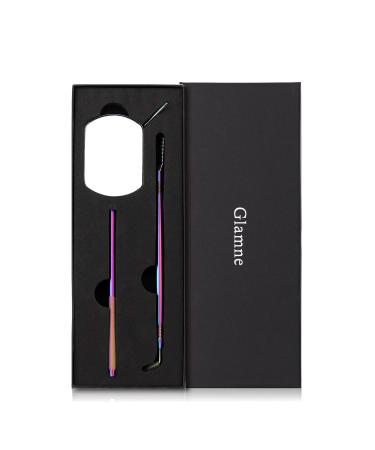 Stainless Steel Eyelash Lift Set with Comb Separator & Mirror | Perfect for Eyelash & Eyebrow Perming Tinting Curling & Extensions - International Shipping Available - Buy Online on SooperMarket.com