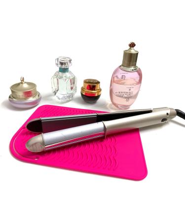 Heat Resistant Mat for Curling Irons & Hair Styling Tools - 9x6.5 Pink | Shop Internationally - Buy Online on SooperMarket.com