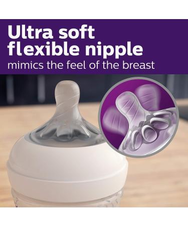 Philips AVENT Natural Baby Bottle Clear 9oz 2pk SCF013/27 | Set of 2 Bottles - 9oz Capacity - Buy Online on SooperMarket.com