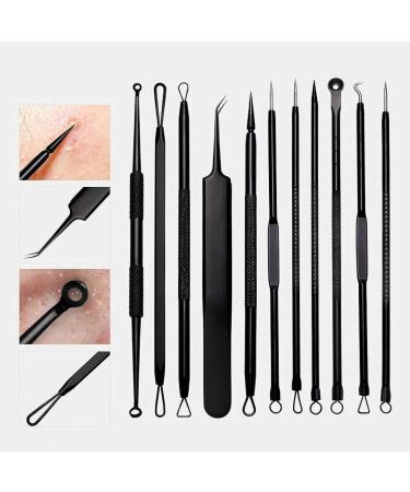 Geynutaly Blackhead Remover Pimple Popper Tool Kit 11 Pcs Pimple Extractor Tool Acne Kit for Blackhead - Buy Online on SooperMarket.com