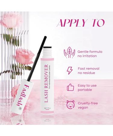 Lash Remover for Extensions - Gentle 5ml Clear Cluster Glue Remover for Easy Safe Eyelash Removal - Buy Online on SooperMarket.com