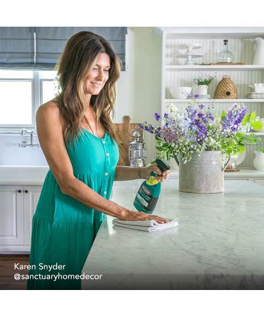 Weiman Disinfectant Granite Daily Clean & Shine - 24oz (2 Pack) | Safely Clean, Disinfect, & Shine Granite Countertops - Buy Online on SooperMarket.com