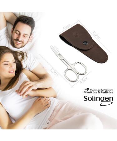 Marqus Nail Scissors from Solingen - Straight Blade for Precise Fingernail & Toenail Cutting | Includes Protective Case - Buy Online on SooperMarket.com