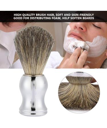 Men's Portable Shaving Brush & Beard Grooming Tool - Foaming Facial Cleansing & Salon Quality - Buy Online on SooperMarket.com
