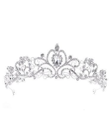 Mcrown Crystal Tiara for Women - Wedding Bridal Headband for Princess Prom Birthday Party - Buy Online on SooperMarket.com
