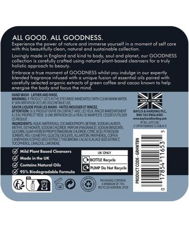 Baylis & Harding Goodness Tonka Bean & Neroli Hand Wash 500 ml (Pack of 3) - Vegan Friendly 500 ml (Pack of 3) Tonka Bean & Neroli - Buy Online on SooperMarket.com