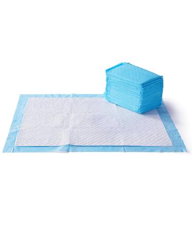 Amazon Basics Heavy Duty Dog and Puppy Training Pads Leakproof with Quick-Dry Surface X-Large Pack of 25 Blue & White X-Large (25 Count)