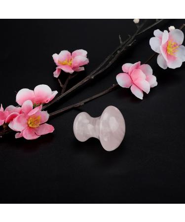 Buy BORDSTRACT Rose Quartz Massage Stone - Natural Mushroom-Shaped Face Tool for Wrinkle Removal & Facial Lift - Ideal for Home Massage - International Shipping Available - Buy Online on SooperMarket.com