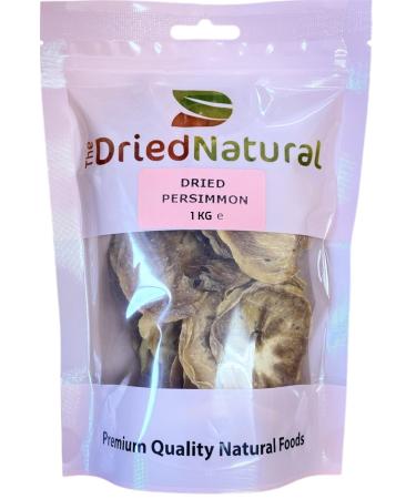 Dried Persimmon Slices Sharon Kaki 100% Natural 1 KG - Premium Quality- The Dried Natural