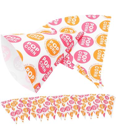 Didiseaon 150 Pcs Popcorn Bag Party Wedding Cone Bags Christmas Gift Bags Cone Treat Bags Popcorn Servings Bags Popcorn Cone Bags Popcorn Cones Bags Clear Goody Bag Child Mini Snack Paper - Buy Online on SooperMarket.com