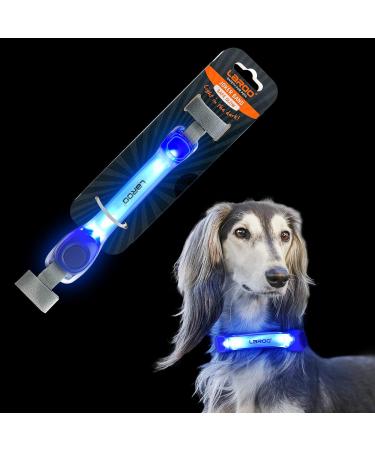 Laroo Safety LED Light Band for Dogs & Cats | Waterproof Easy-Fastening Blue Light for Collars & Dishes | Ideal for Outdoor Sports - Buy Online on SooperMarket.com