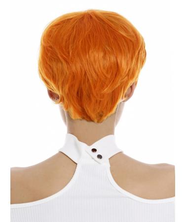 WIG ME UP 0824-T2735/TF2201 | Short Pixie Wig with Side Parting | Slightly Wavy Orange Wig for Women - International Shipping Available - Buy Online on SooperMarket.com