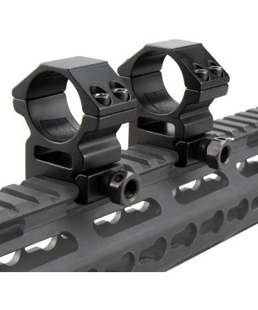 Modkin Rifle Scope Rings - Medium Profile Scope Mounts for Picatinny/Weaver Rail (1 inch, Set of 2) - Buy Online on SooperMarket.com