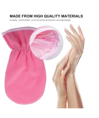 Lurrose 4pcs Paraffin Wax Gloves & Booties | Spa Hand & Foot Care Treatment - Pink - Buy Online on SooperMarket.com