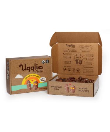 Joolies Organic Pit-Free Medjool Dates  "Ugglies" 2-Pound Eco Friendly Bulk Box  Fresh California Grown Fruit  Vegan Gluten-Free Paleo No Sugar Added  Great Gift for Friends & Family