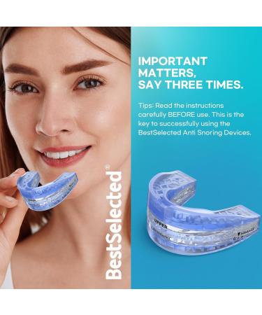 Anti Snoring Mouth Guard Device: Medium Anti Snoring Devices Ronflement Solution - Stop Snore Guard Mouthpiece Sleeping Mouth Stopper - Sleep Apnea Devices (Blue) - Buy Online on SooperMarket.com