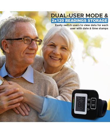 Upper Arm Blood Pressure Monitor - LoviaCare Digital Machine for Home Use - Adjustable Cuff - Large LCD Display - 240 Readings Storage - Buy Online on SooperMarket.com