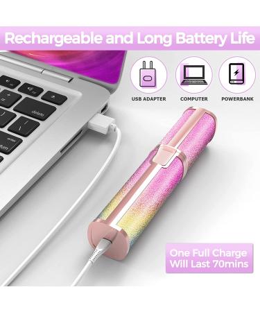 Facial Hair Removal for Women - Flawless Touch Hair Remover & 2 in 1 Trimmer with LED Light - Rechargeable Epilator for Peach Fuzz, Lips, Chin, Arms - Buy Online on SooperMarket.com