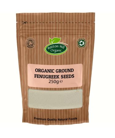 Organic Ground Fenugreek Seeds 250g by Hatton Hill Organic - Certified Organic