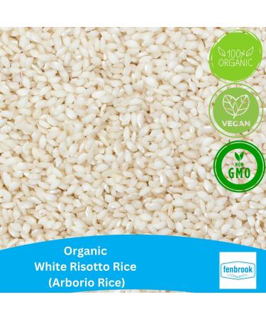 Organic White Risotto Rice (Arborio Rice) 500g | Certified Organic by Fenbrook Organic - Buy Online on SooperMarket.com