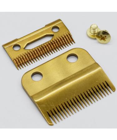 Professional Replacment Blades Set for Hair Clipper Compatible with BaBylissPRO Barberology FX870 FXF880 FX810 FX825 FX673N (Gold) - Buy Online on SooperMarket.com