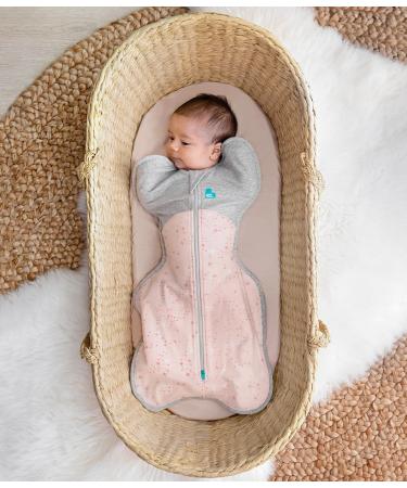 Love To Dream Swaddle UP Self-Soothing Baby Sleeping Bag - Light Pink Medium 18-24 Months (6-8.5kg) | Calms Startle Reflex, Promotes Longer Sleep | All Year Round Swaddle for Newborns - North Star Design - Buy Online on SooperMarket.com