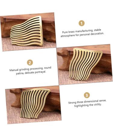 HAPINARY 1pc Hairpin Bride Hair Comb Handmade Hair Clip Wedding Headwear Wedding Hair Comb Wedding Headpiece Wedding Hair Barrette Bridal Side Combs Exquisite Hairdress Insert Comb Brass - Buy Online on SooperMarket.com