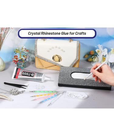 B-7000 Crystal Rhinestone Jewelry Glue Clear 110ml - Craft Adhesive with Precision Tips for Nail Art & Phone Repair - Buy Online on SooperMarket.com