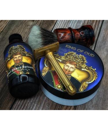 Buy King of Oud Tallow Shaving Soap | Enriched with Donkey & Water Buffalo Milk | Premium Omega 3 & Natural Extracts | International Shipping Available - Buy Online on SooperMarket.com