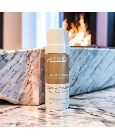 Khairy Skin Natural Deodorant with Cocoa Butter & Moroccan Argan Oil - Aluminium Free (Shea & Coconut) - Buy Online on SooperMarket.com