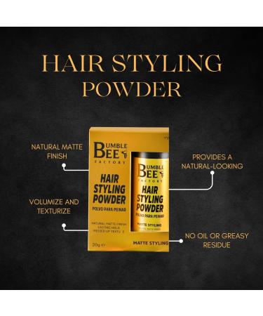 BUMBLE BEE Hair Styling Powder - Effortless Volume & Texture Natural Matte Finish No Grease - International Shipping Available - Buy Online on SooperMarket.com