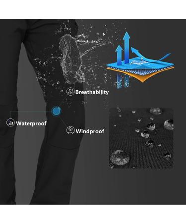 Outdoor Ventures Women's Snow Pants - Waterproof, Windproof, Insulated Ski Pants - Classic Black (Size 6, 31 Inseam) - New Version - Buy Online on SooperMarket.com