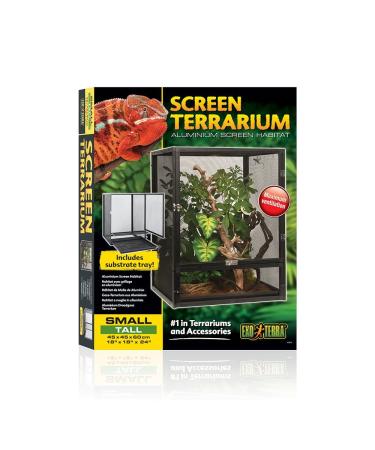 Exo Terra Screen Terrarium Small/Tall black Small/Tall