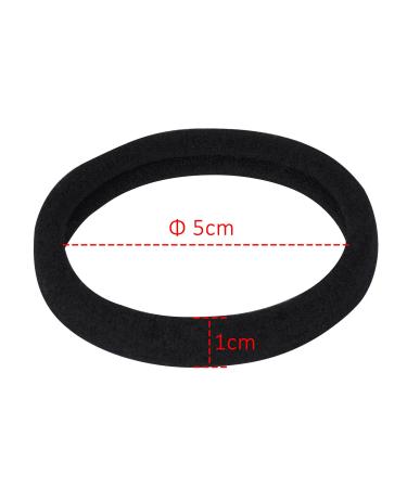 20 Large Stretch Hair Ties for Thick, Heavy, and Curly Hair - Ponytail Holders in Mixed Colors - Buy Online on SooperMarket.com