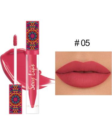 6-Piece Nude Matte Liquid Lipstick Set - Long Lasting, Waterproof Lip Gloss for Women - Gift for Makeup Enthusiasts - Set D - Buy Online on SooperMarket.com