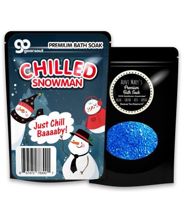 Chilled Snowman Bath Soak - Adorable Bath Gift for Kids | Blue Salts | Perfect Stocking Stuffer for Boys & Girls - Buy Online on SooperMarket.com