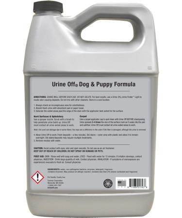 Urine OFF Dog Stain Remover 3.78L - Pet Urine & Odor Neutralizer - Deep Cleaning Puppy Stain Odor Remover - Buy Online on SooperMarket.com