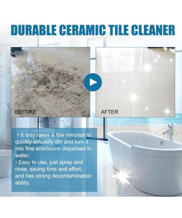 Tile Grout Cleaner Sprayer Powerful Grout Cleaner for Tile Floors Tile Grout Cleaner and Whitener Ceramic Tile Marble Cleaning Liquid Multipurpose Kitchen Bathroom Cleaner (2PCS) - Buy Online on SooperMarket.com