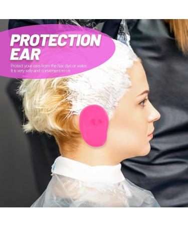 MAGICLULU 3 Pairs Silicone Hair Dye Ear Cover Salon Earmuffs - Hairdressing Must-Have - Buy Online on SooperMarket.com