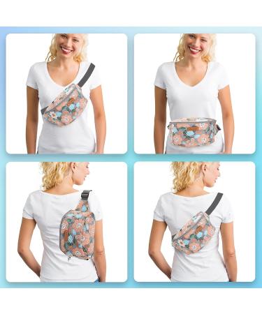 Hanfetch Yarn Crossbody Waist Bag- Small Yarn Storage Organizer (Flower-Grey) - Buy Online on SooperMarket.com