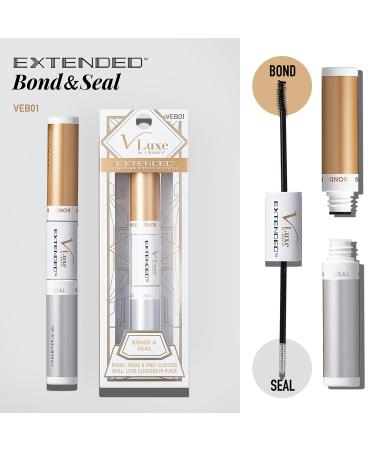 VLuxe Extended Collection DIY Eyelash Extension Bond & Seal with Biotin & Vitamin E | Strong & Gentle Adhesive for All-Day Wear - Buy Online on SooperMarket.com